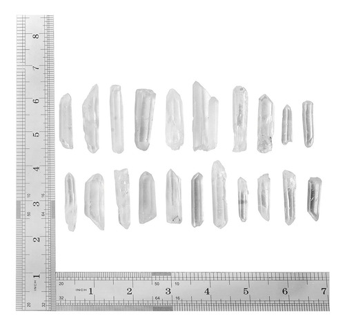 Fragmentos De Cuarzo De Vidrio Transparente De 0.45 Lib...