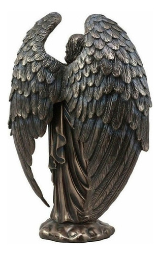 Hermosa Escultura En Fina Resina Arcangel Metatrón 12 Cm