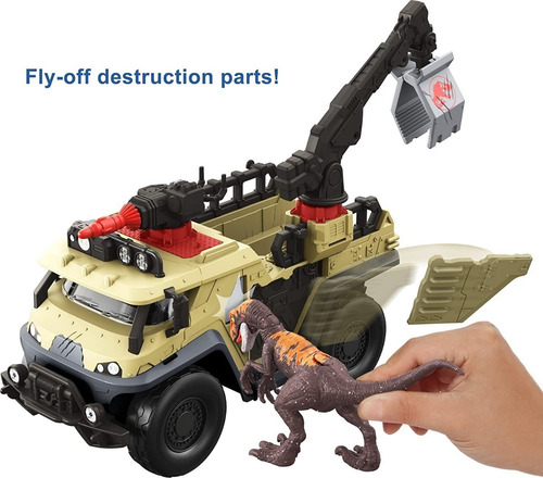 Jurassic World Dominion Camion De Captura De Velociraptor