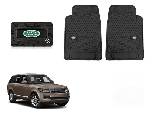 Par Tapetes Delanteros Logo Land Rover Range Rover 2014 A 22