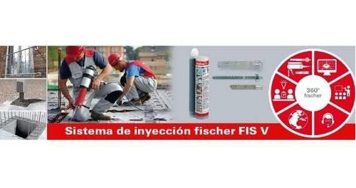 Imagen 5 de 7 de 5 Anclajes Químicos Mortero Fischer Fis Vs 300 T 5 Cartuchos