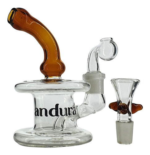 Imagem 1 de 6 de Bong De Vidro Dupla Função - Oil Dab + Brindes | Livre |