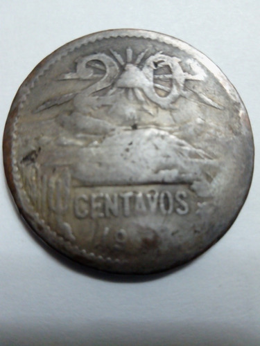 Moneda De 20 Centavos Año 1946 Para Colección Mucho Uso