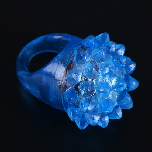 Anillos Led Brillantes Con Forma De Fresa, 8 Unidades, Para