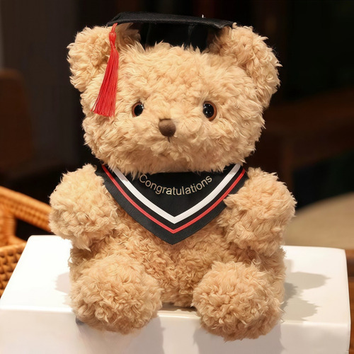/ Peluche De 23 Cm Con Forma De Oso De Graduación Para Niños