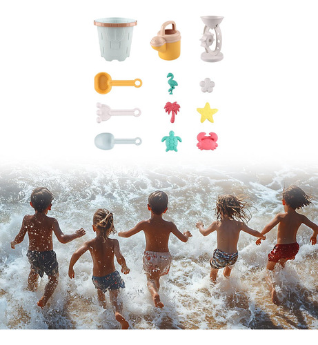 Juguetes De Playa Con Castillo De Arena, Kit De Pala De Azul