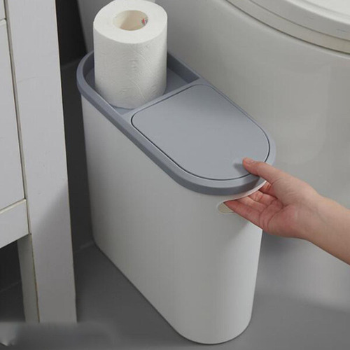 Cubo De Basura Para Baño, Ahorro De Espacio, Cubo De Basura
