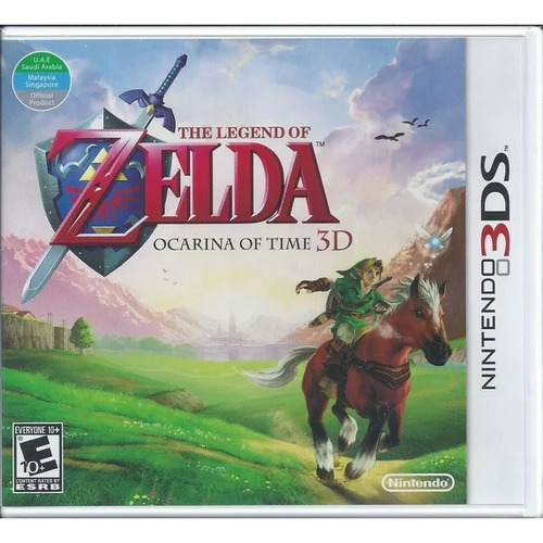 A Lenda de Zelda Ocarina Of Time 3d - Nintendo 3ds