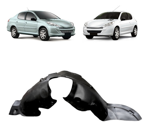 Guardaplast Delantero Peugeot 207 08/16