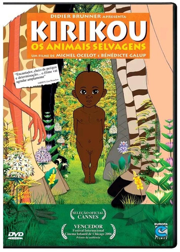 Kirikou - Os Animais Selvagens - Dvd - Michel Ocelot - Novo