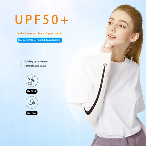 Al Aire Libre De Las Mangas Del Brazo Uv Sol Protector Guant
