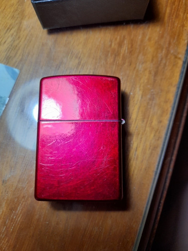 Encendedor Zippo Casi Sin Uso Rojo Candy (Usado)