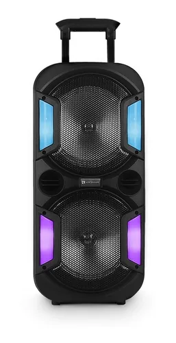 Parlante Bafle Potenciado Ken Brown Nuke 8 Led Bluetooth