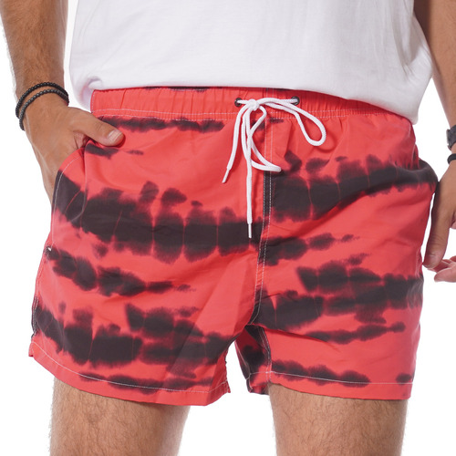 Short De Baño Estampado Hombre Secado Rapido Premium