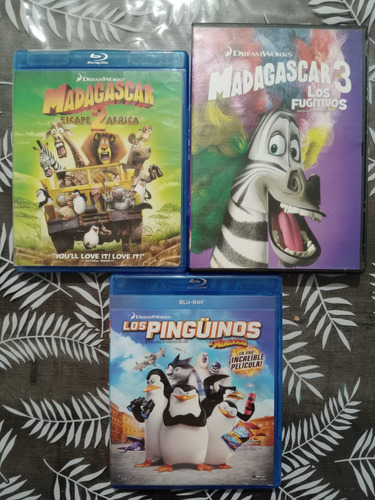 Madagascar 2 - Madagascar 3 - Los Pingüinos De Madagascar (Usado)