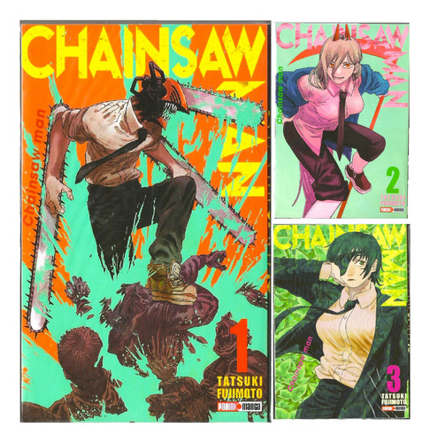 Chainsaw Man Vol. 1 2 Y 3 - Manga Panini Pack - Español