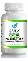 Comprar Moringa Adicionada con Jengibre Curcuma Pimienta negra Suplemento Alimenticio Saisa Herbal 100 Cápsulas Sin sabor Desinflamatorio Natural Refuerza sistema inmunológico