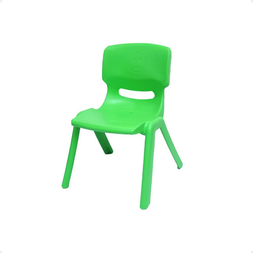 Set X12 Sillas Infantil Niños Plasticas Reforzada Apilable Verde