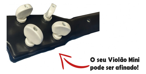 Mini Violão Cavaquinho Infantil Com Palheta 48cm Presente