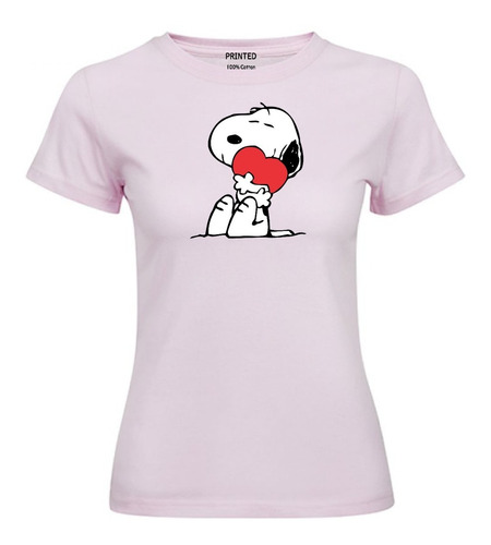 Polera Estampada Mujer Snoopy W