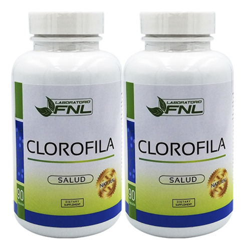Clorofila Fnl 90 Capsulas 500 Mg Pack 2 Frascos Providencia 