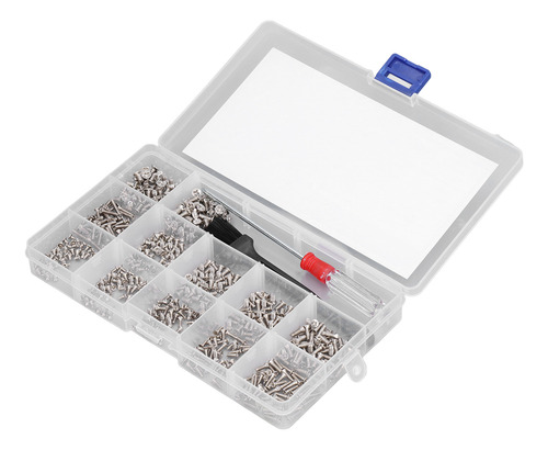 Computer Screws Assortment Kit 600pcs Micro Flat Head M2