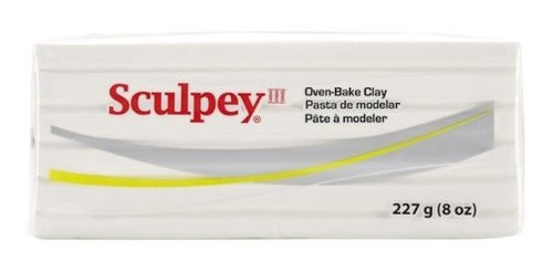 Polyform Sculpey Iii Arcilla Del Polímero 8 Oz: White.