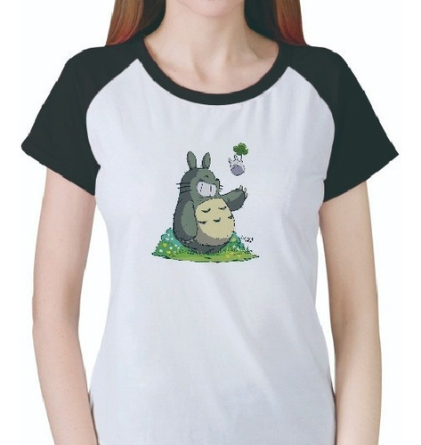 Imagen 3 de 7 de Anime Totoro - Remera - Ranglan / Modal