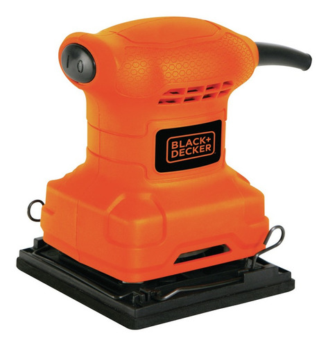 Imagen 1 de 3 de Lijadora orbital Black+Decker BS200 naranja 60Hz 200W 120V