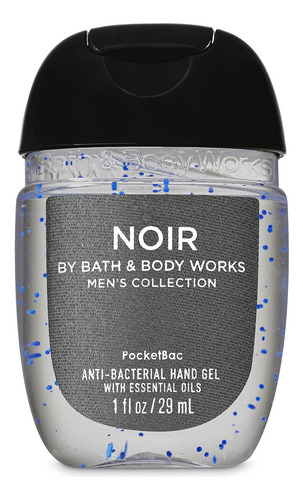 Alcool Gel 29ml Men´s Noir By Bath Body Works Fragrância Amadeirada