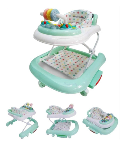 Andador Multifuncional Para Bebes Picarón Colores Pasteles 