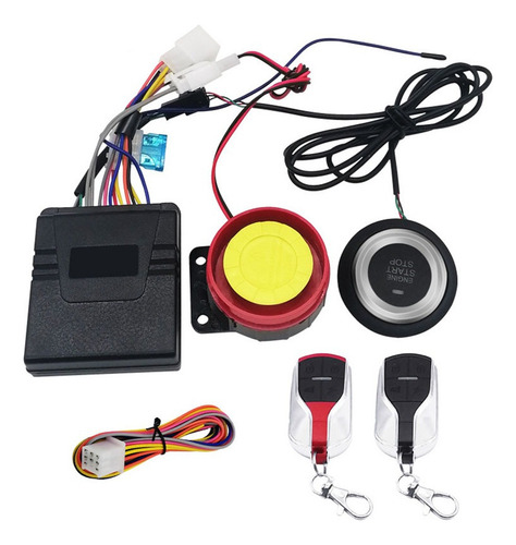 Alarma Antirrobo Para Motocicleta, Arranque Remoto, Control