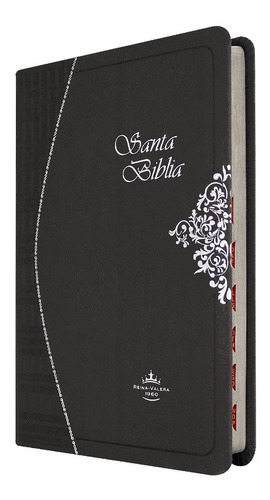 Biblia Reina Valera 1960 Ultra Fina Gris Con Índice Y Cierre