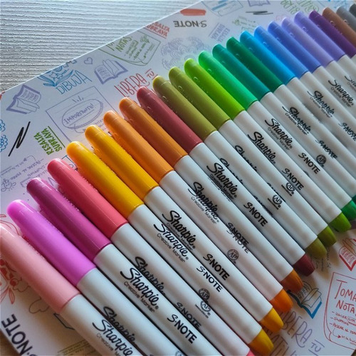Marcador Sharpie S.note 24 Colores