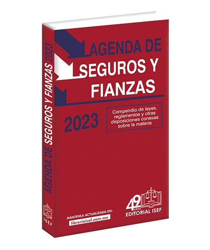 Agenda De Seguros Y Fianzas Editorial Sef Nueva Edª Original