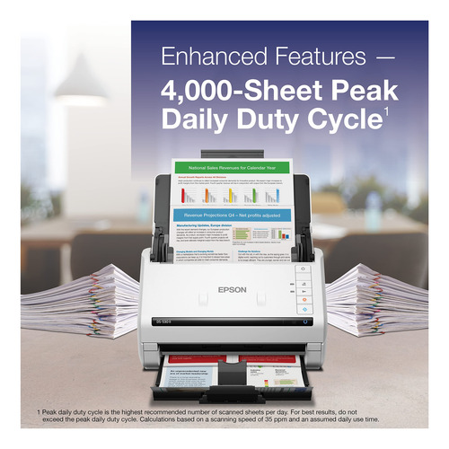 Scanner De Documentos Epson Ds-530 Ii Color Duplex Para Pc/m