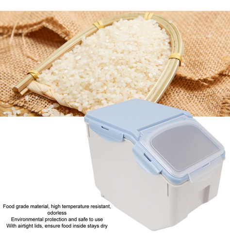 Recipiente De Almacenamiento De Arroz Con Vaso Sellado Hermé