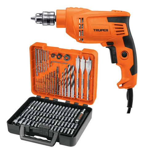 Paquete De 100 Brocas Y Puntas, Taladro 3/8 400w Profesional