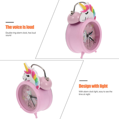 Reloj Despertador De Unicornio Para Niños, Reloj Despertador