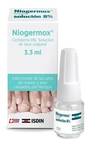Isdin Niogermox 3.3ml 8% Elimina Hongos De Uñas Pies Y Manos