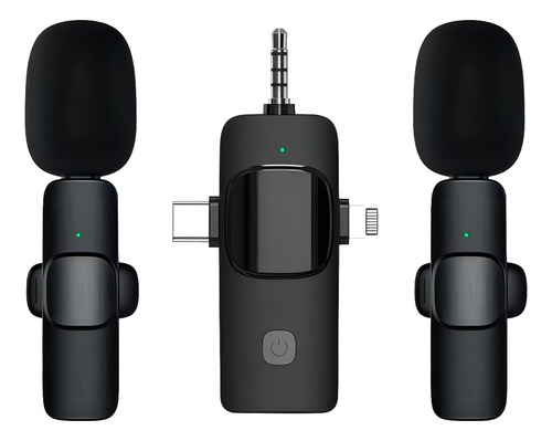Micrófonos Lavalier Inalámbricos Duales Para iPhone/android