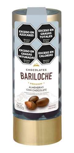 Chocolates Bariloche Tubo Almendras Con Chocolate 160g