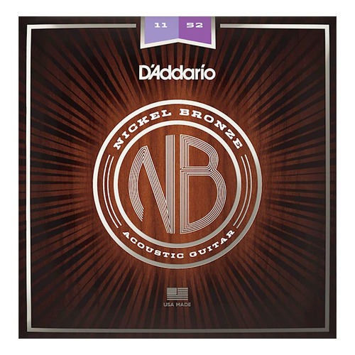 Daddario Nb1152 Cuerdas De Bronce Para Guitarra Acústica