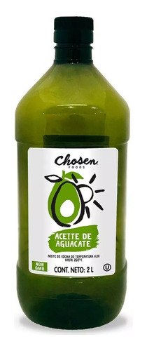Aceite 100% Puro De Aguacate Natural 2 Litros Chosen Foods