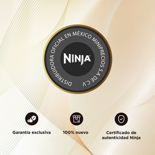 Imagen 3 de 7 de Licuadora Ninja Professional Touchscreen Blender CT610 2.1 L negra con vaso de tritan 120V