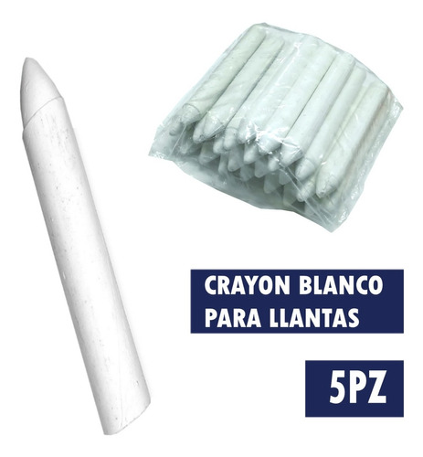 Imagen 1 de 5 de Crayon Crayola Marcador Industrial P Llantas Y Camaras 5pz
