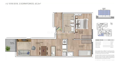Venta Apartamento De 2 Dormitorio - La Blanqueada - Entrega Cuarto Trimestre 2022