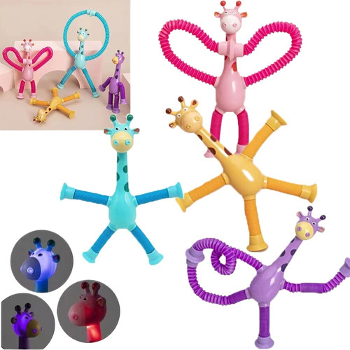 Juguetes Para Niños Con Diseño De Jirafa De Tubo Flexible De