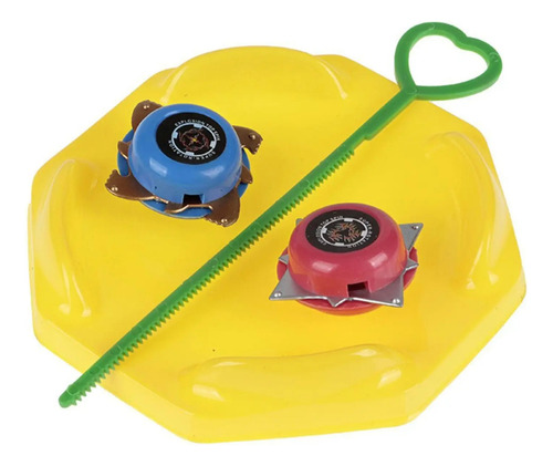 Top Pião Combate Com Arena Brinquedo Infantil - Art Brink Cor