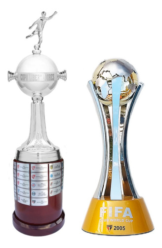 Kit 2 Taças Compatível Libertadores 50cm E Mundial 35cm Spfc